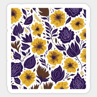 Flower pattern Sticker